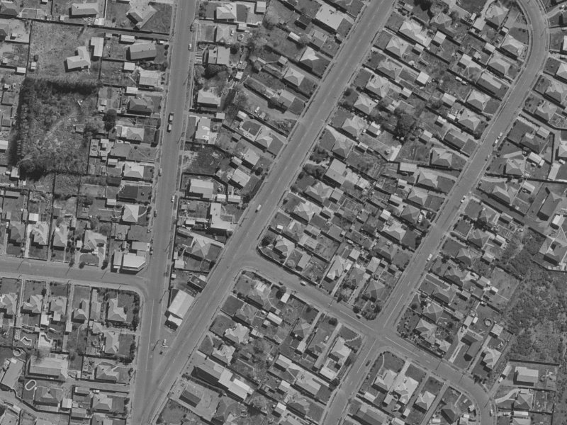 68 Bassett Street from the air, 1970-1974