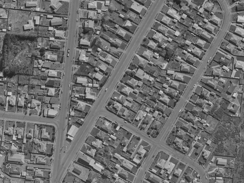 70 Bassett Street from the air, 1970-1974