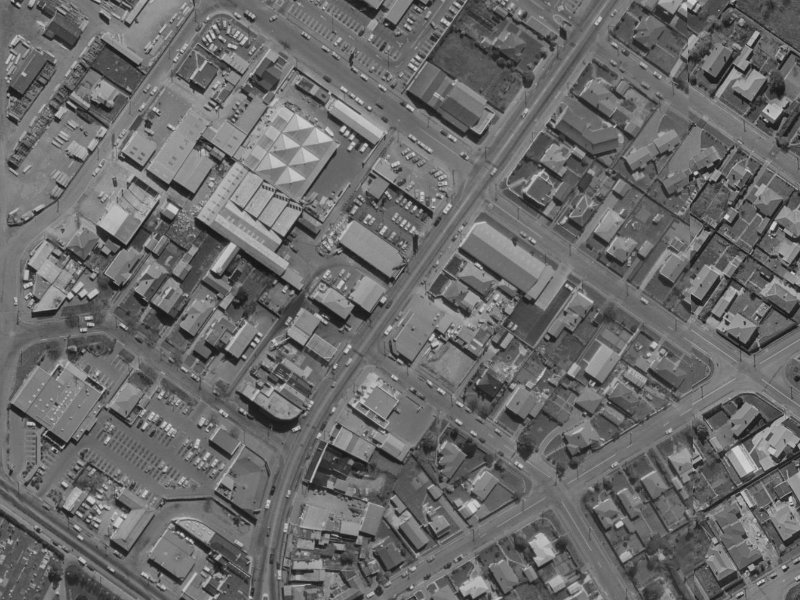 29C Main North Road from the air, 1970-1974