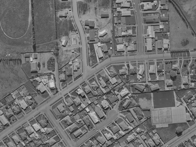 42 Kellys Road from the air, 1970-1974