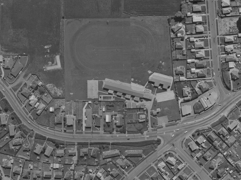 3 Catkins Lane from the air, 1970-1974