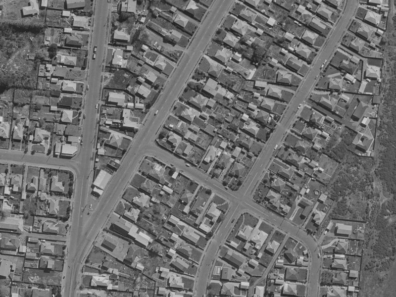 1 Reginald Street from the air, 1970-1974