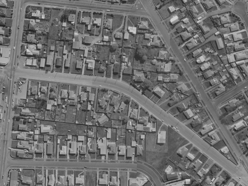 51A Rookwood Avenue from the air, 1970-1974
