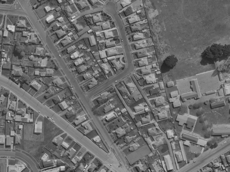 6 Leverett Place from the air, 1970-1974