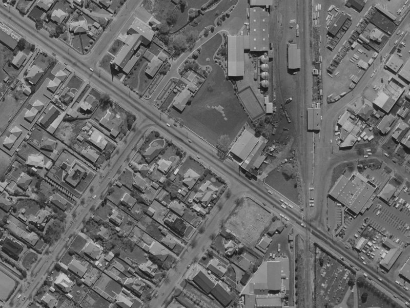 44 Harewood Road from the air, 1970-1974