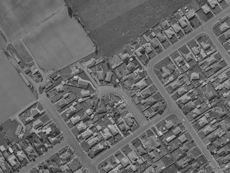 Kew Place from the air, 1970-1974