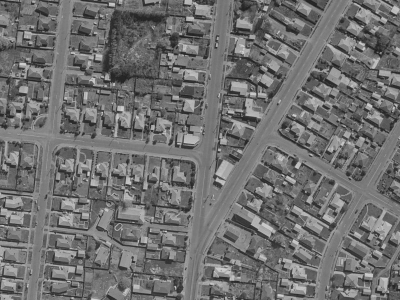 9 Parnwell Street from the air, 1970-1974