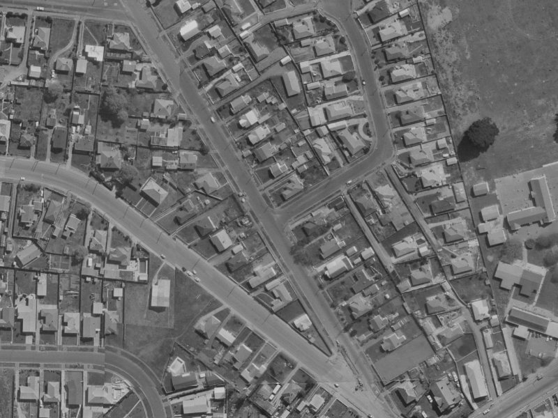 17 Leverett Place from the air, 1970-1974