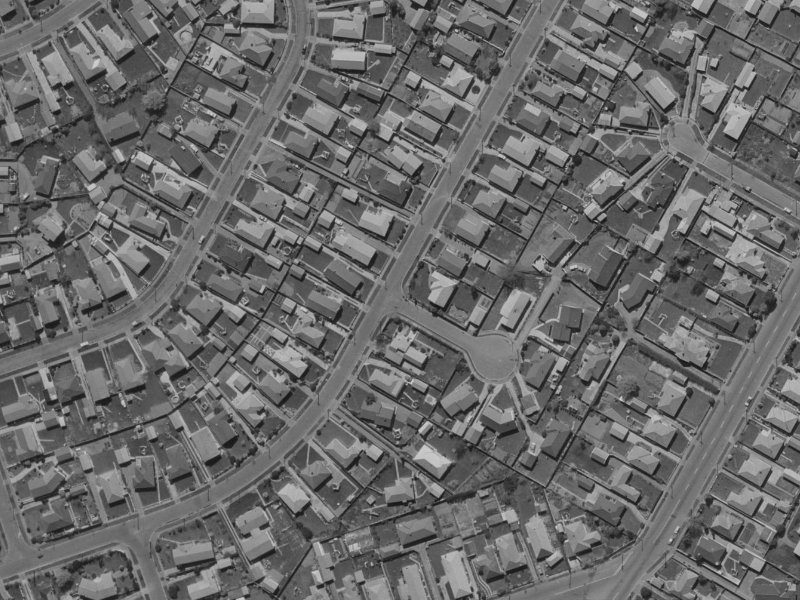 98 Mooray Avenue from the air, 1970-1974