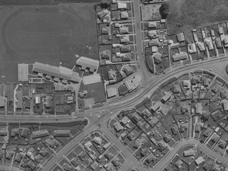 71 Briggs Road from the air, 1970-1974