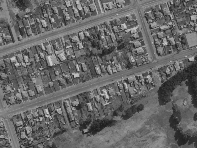 60 Bowhill Road from the air, 1970-1974