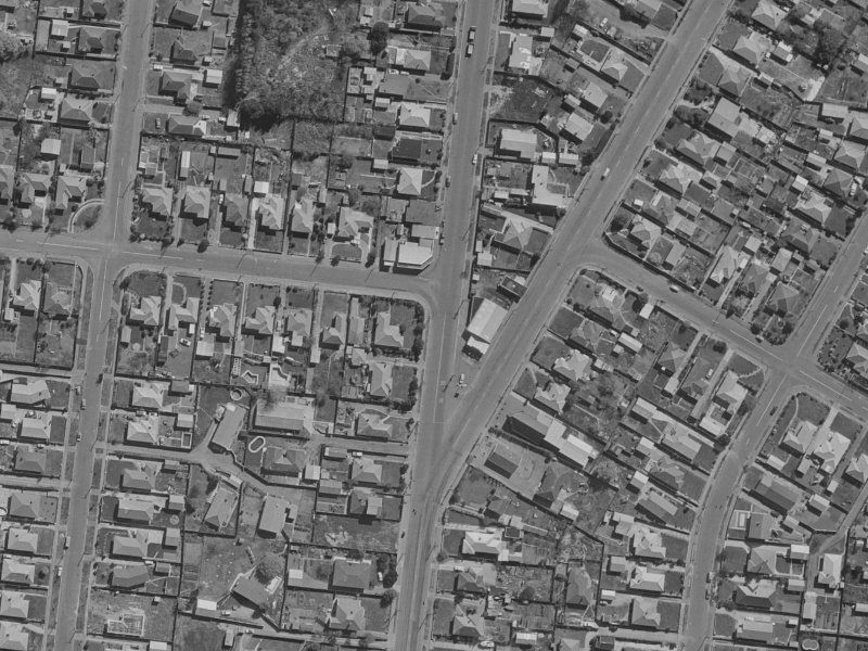 7 Parnwell Street from the air, 1970-1974