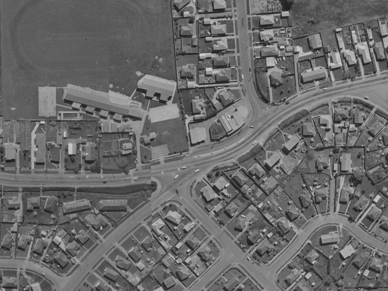 73 Briggs Road from the air, 1970-1974