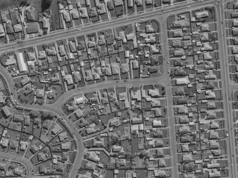 McIntyre Street from the air, 1970-1974
