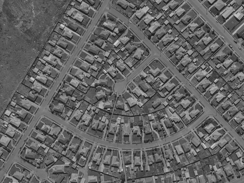 9 Epping Place from the air, 1970-1974