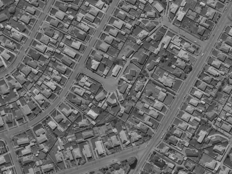 7 Kilsythe Place from the air, 1970-1974
