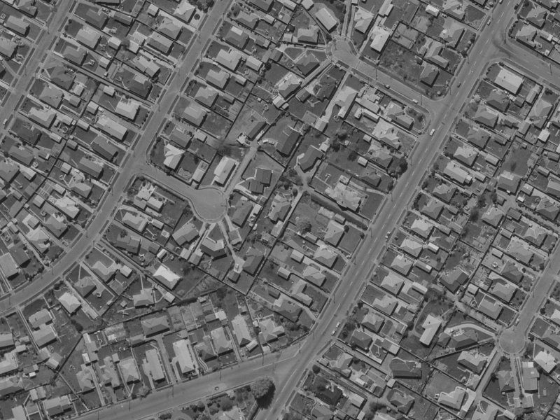 325A Greers Road from the air, 1970-1974
