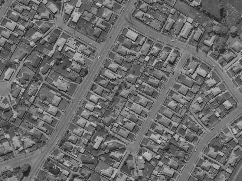 12 Brent Place from the air, 1970-1974