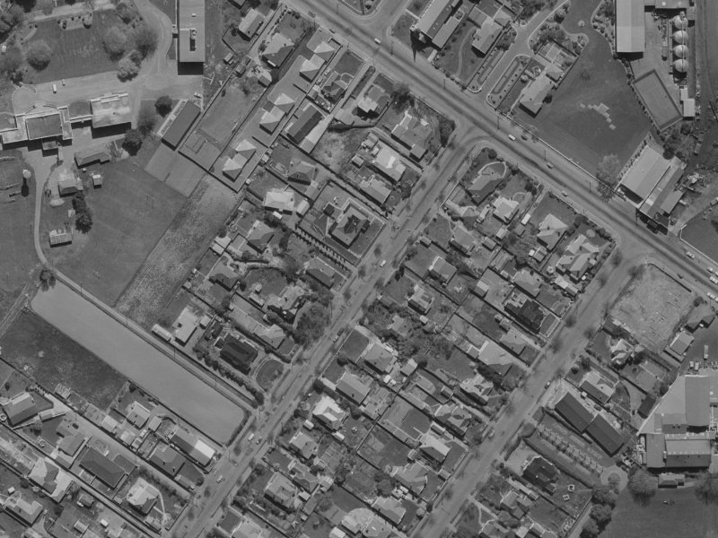 239 Matsons Avenue from the air, 1970-1974