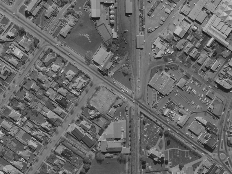 35 Harewood Road from the air, 1970-1974