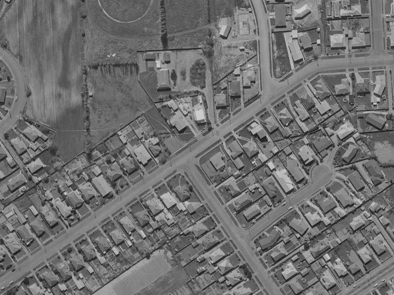 98 Mahars Road from the air, 1970-1974