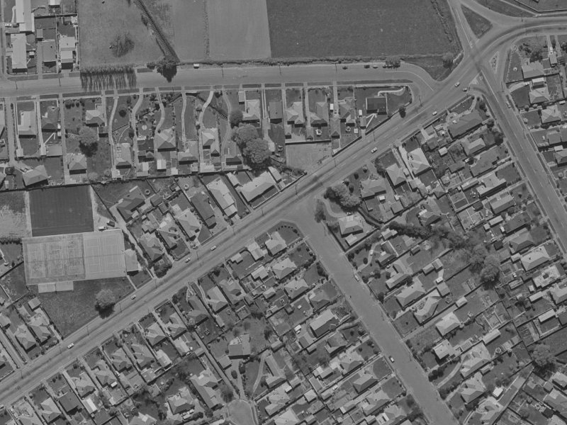 472 Innes Road from the air, 1970-1974