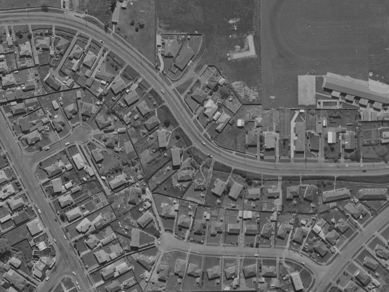 36 Briggs Road from the air, 1970-1974