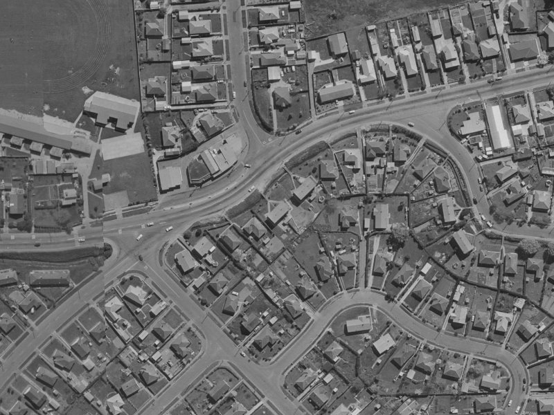 80 Briggs Road from the air, 1970-1974