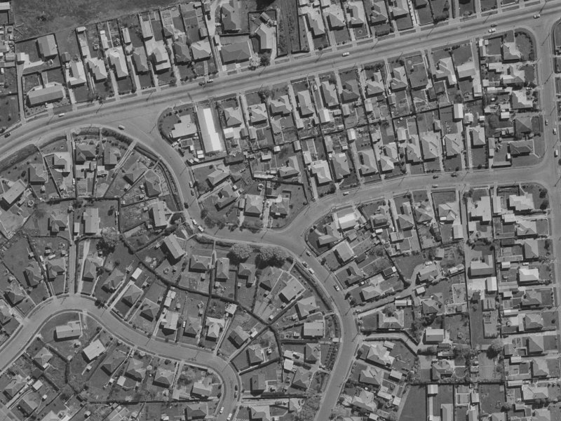 186 Quinns Road from the air, 1970-1974