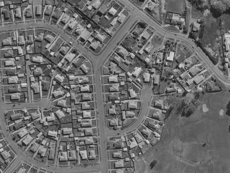 114 Joy Street from the air, 1970-1974