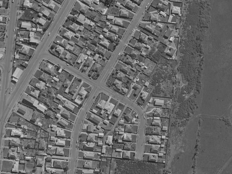 9 Reginald Street from the air, 1970-1974