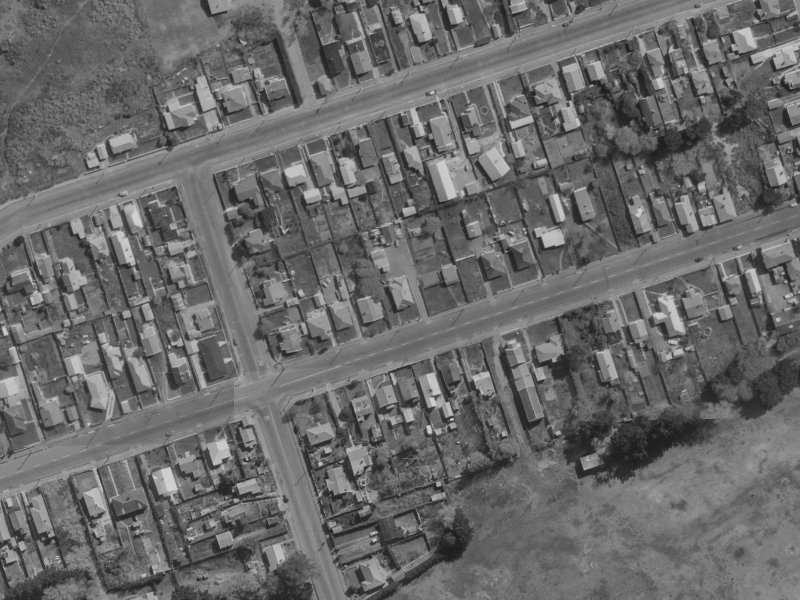 86 Bowhill Road from the air, 1970-1974