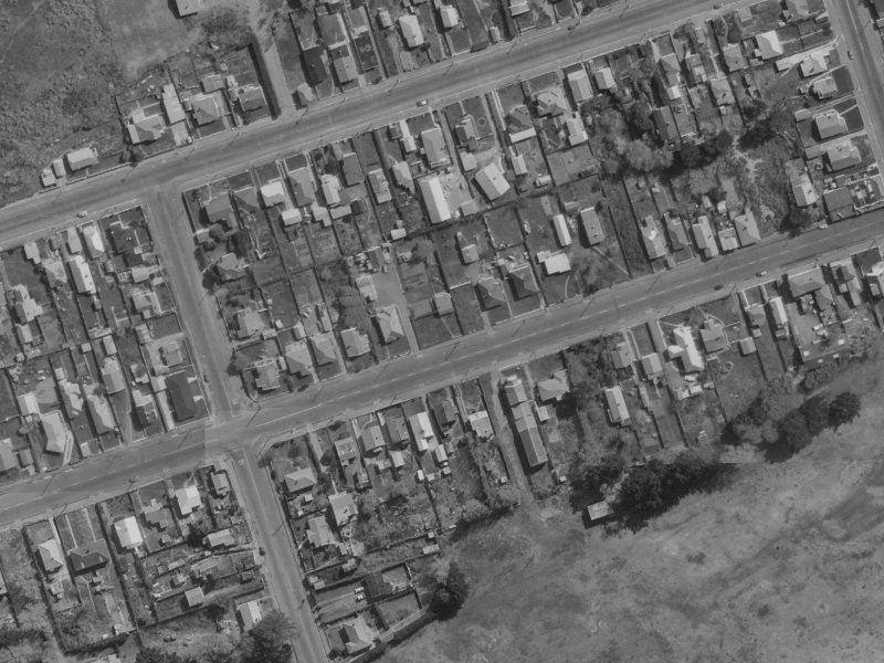 80 Bowhill Road from the air, 1970-1974