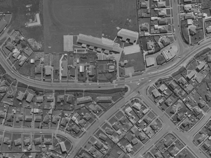 64 Briggs Road from the air, 1970-1974