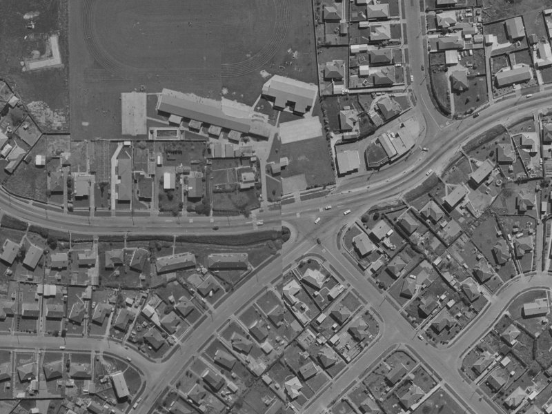67 Briggs Road from the air, 1970-1974