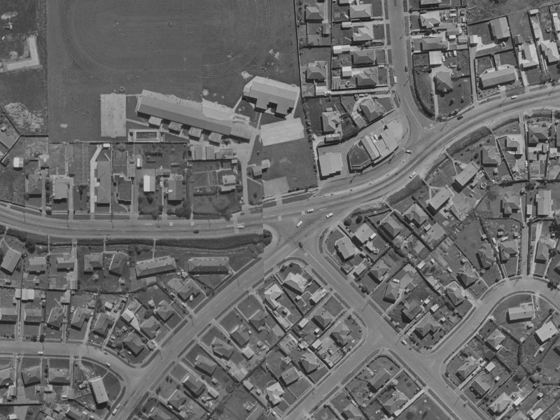 69 Briggs Road from the air, 1970-1974