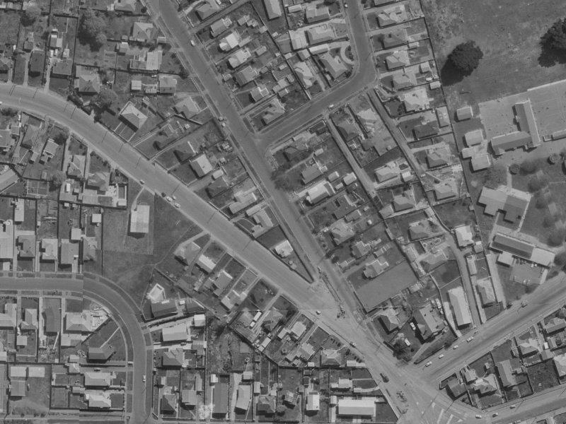 104 Marriotts Road from the air, 1970-1974
