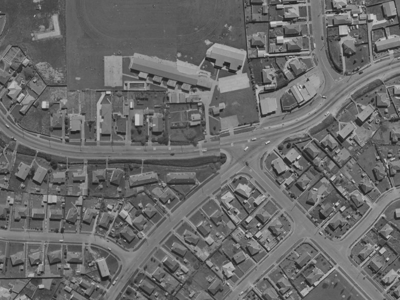 68 Briggs Road from the air, 1970-1974