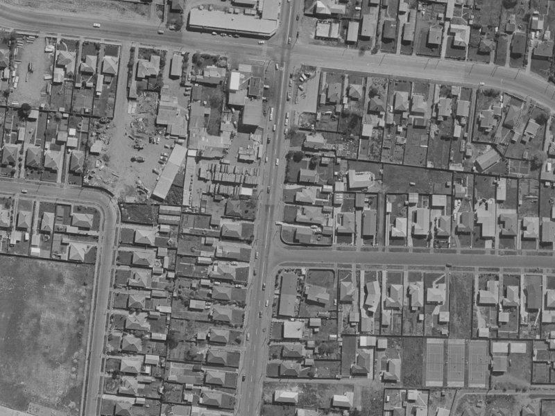 194 Bower Avenue from the air, 1970-1974