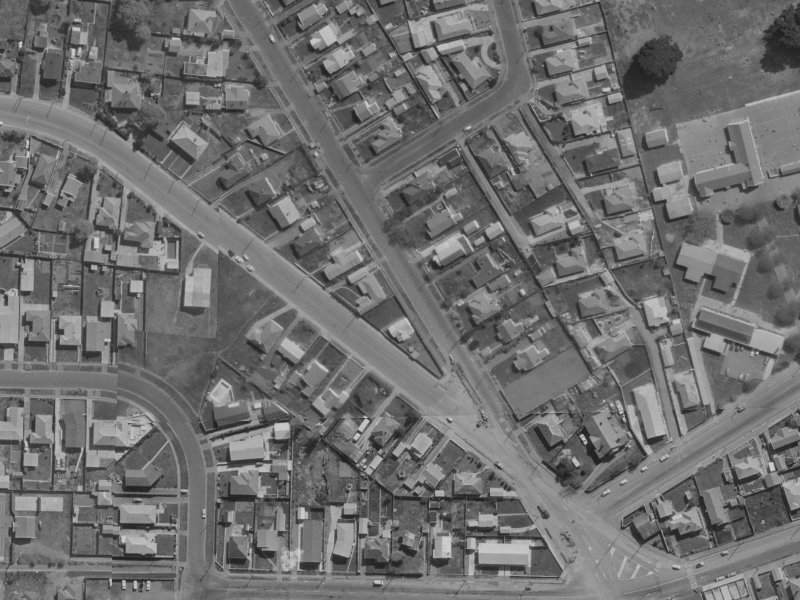 Marriotts Road from the air, 1970-1974