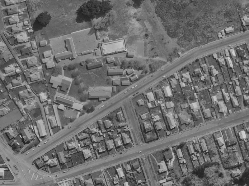 150H Leaver Terrace from the air, 1970-1974