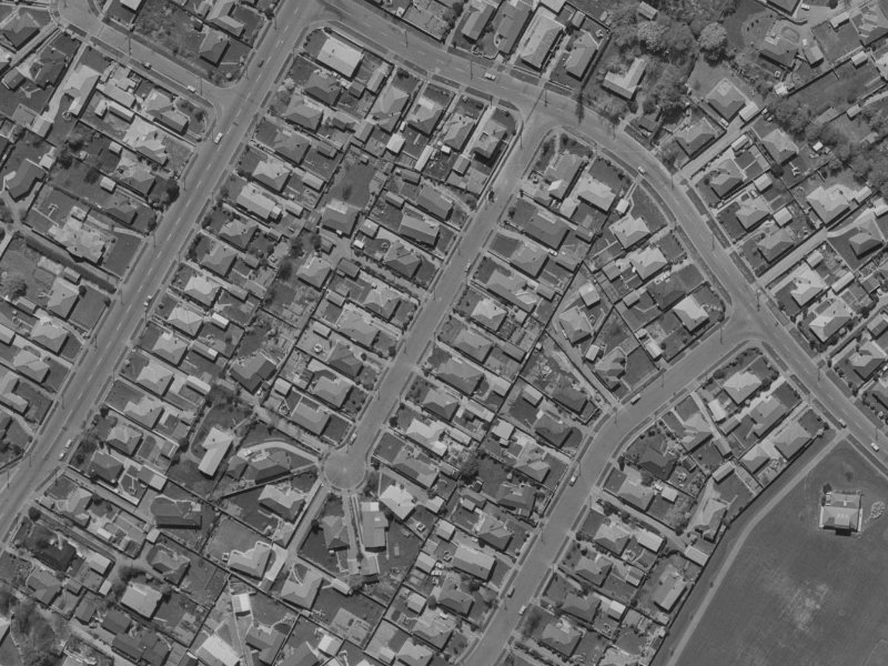 11 Brent Place from the air, 1970-1974
