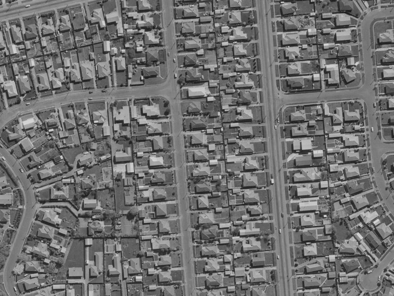 36 Olivine Street from the air, 1970-1974