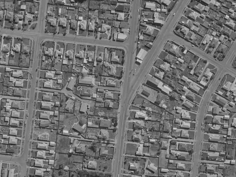 63 Bassett Street from the air, 1970-1974