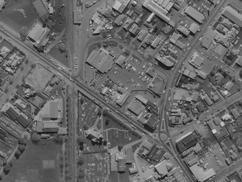 16B Harewood Road from the air, 1970-1974