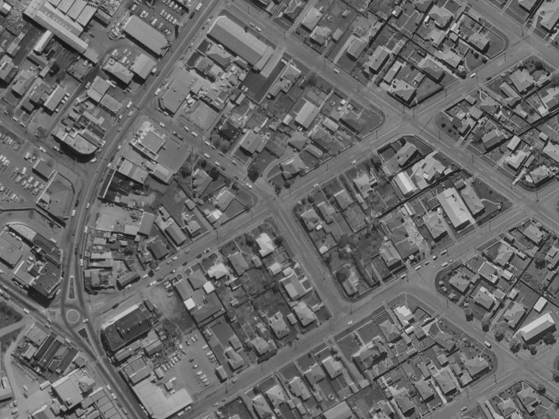 Loftus Street from the air, 1970-1974