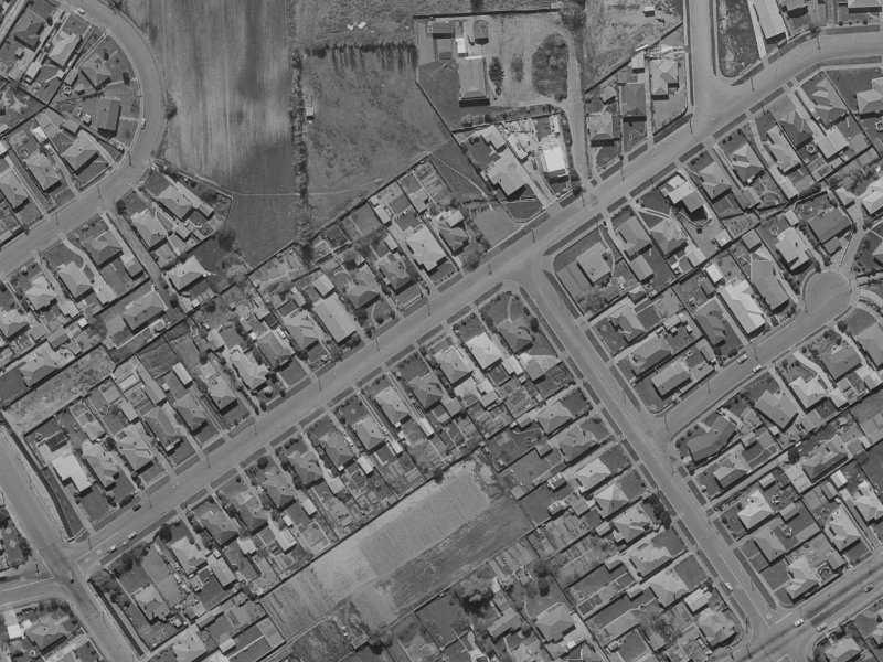 26A Kellys Road from the air, 1970-1974