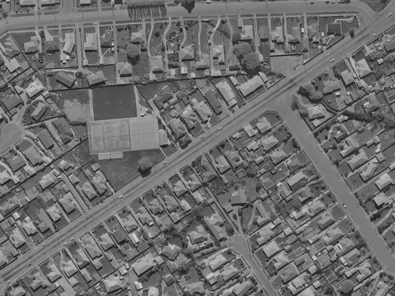 464 Innes Road from the air, 1970-1974