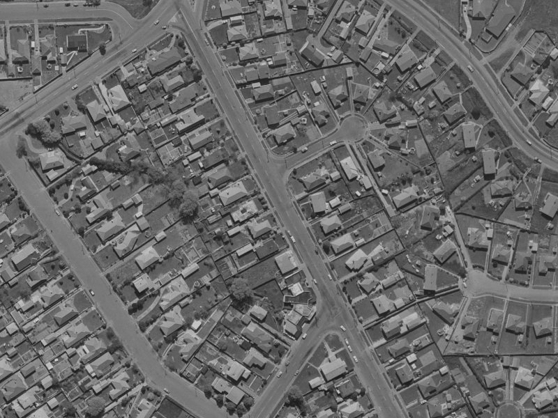 355 Hills Road from the air, 1970-1974
