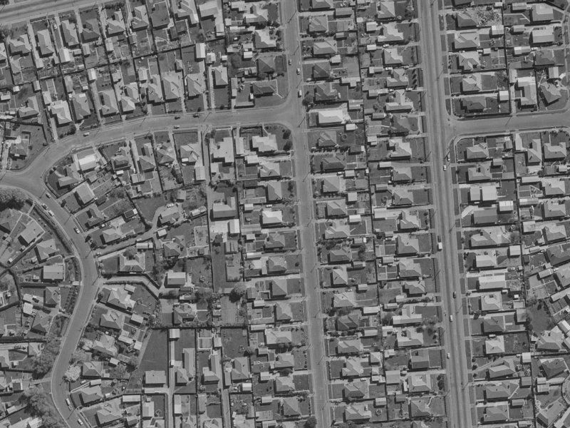 35 Olivine Street from the air, 1970-1974